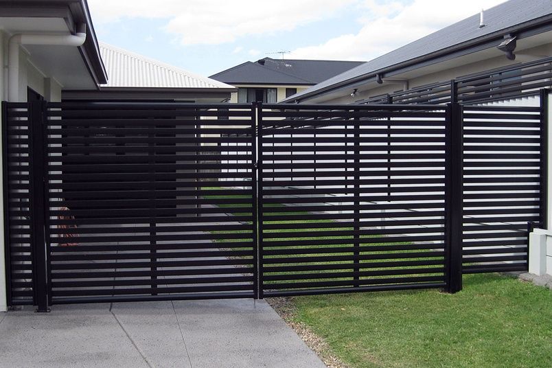 Fence on top of wall ideas