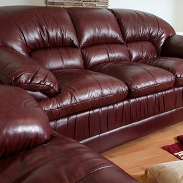 What can you clean a leather couch with