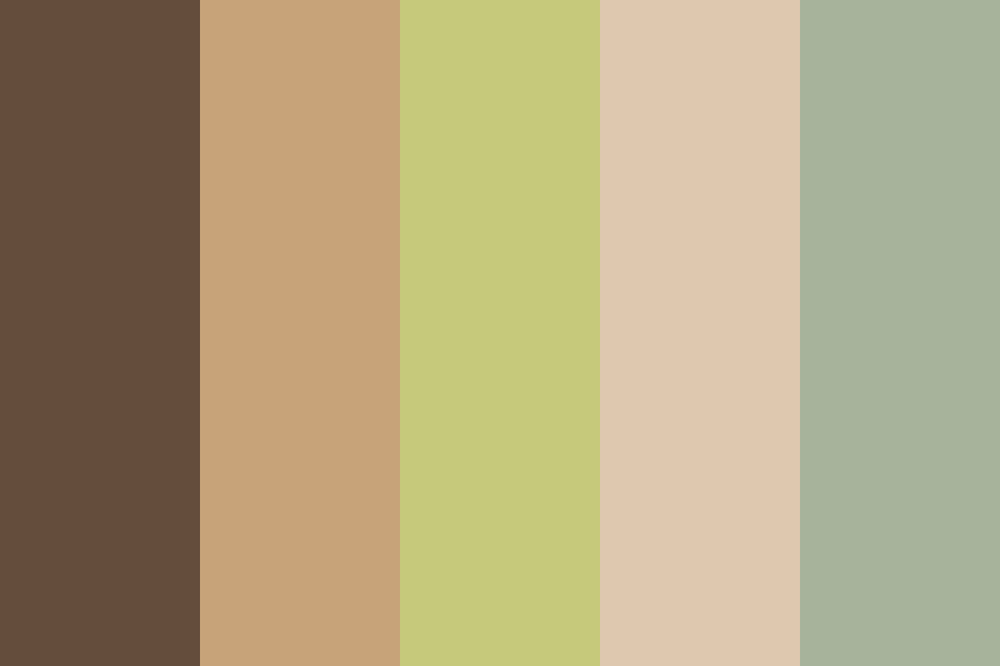 Pastel earthy colors