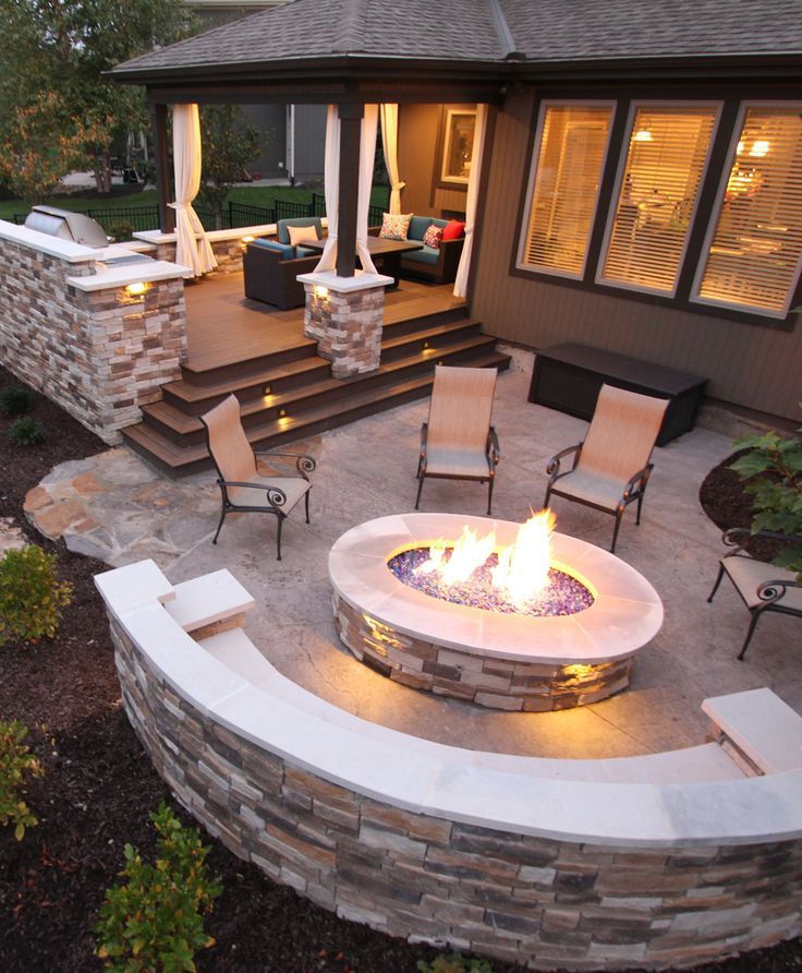 Landscaping patio design