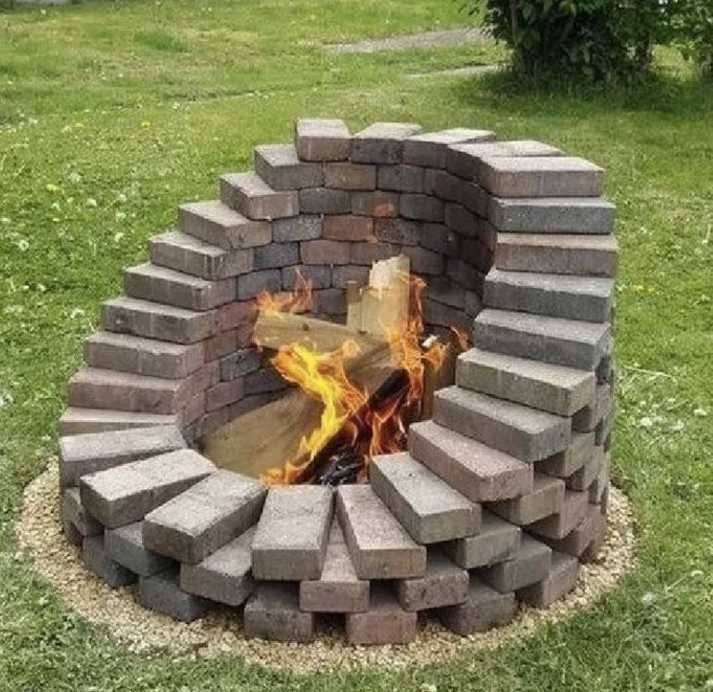 Outdoor fireplace ideas plans