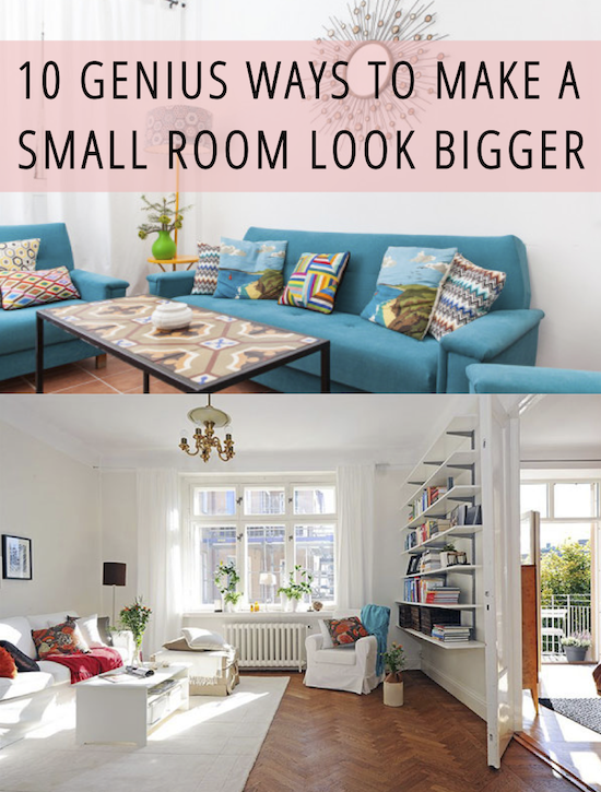 Painting tricks to make a room look bigger