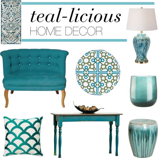 Teal home decor