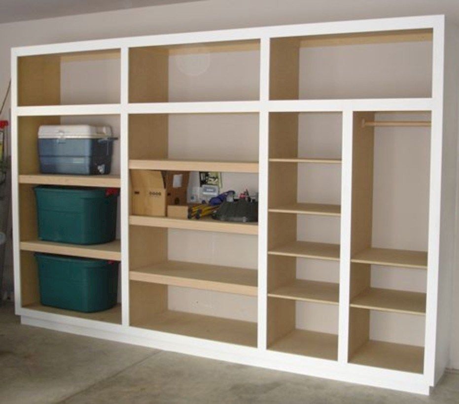 Garage shelving ideas wall