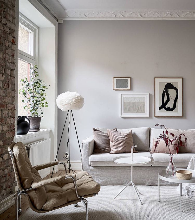 Shades of grey living room