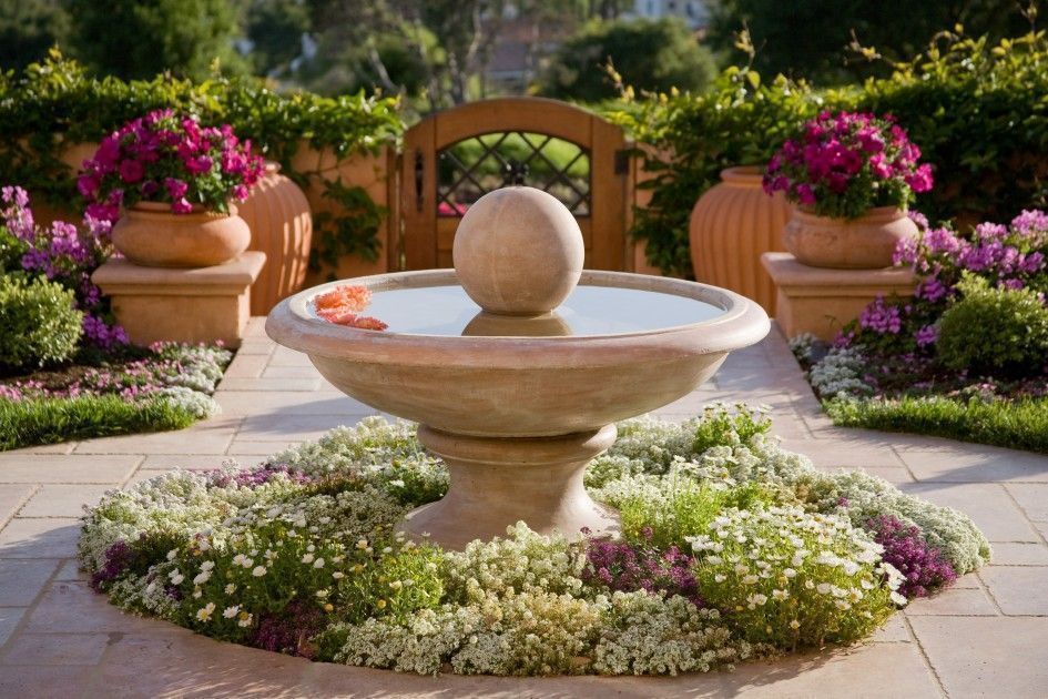 Garden fountain design