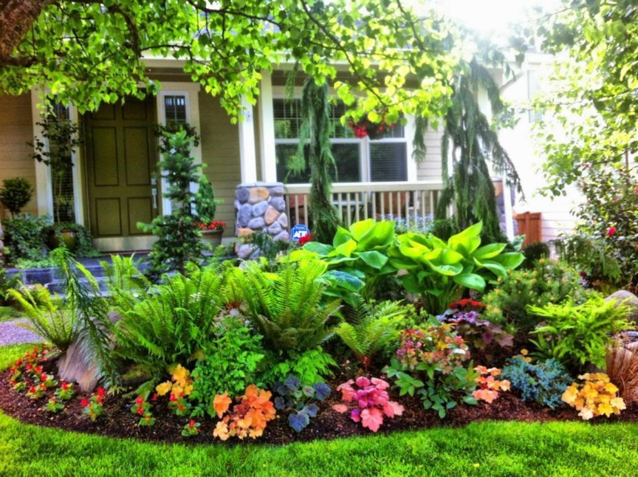 Garden bed ideas for front of house