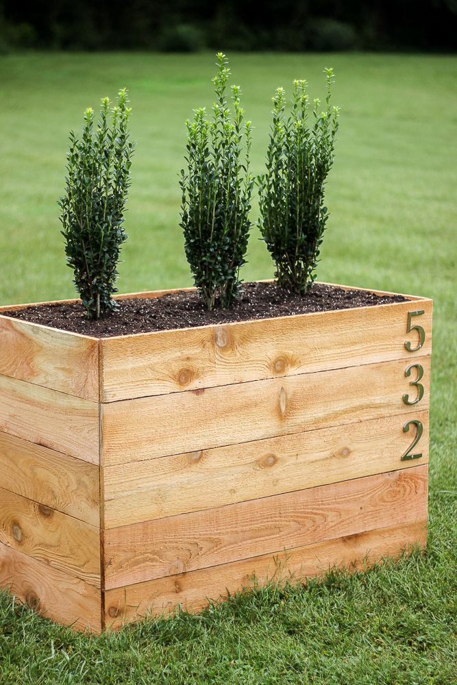 Planter box ideas for backyard