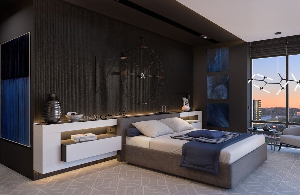 Modern style bedrooms