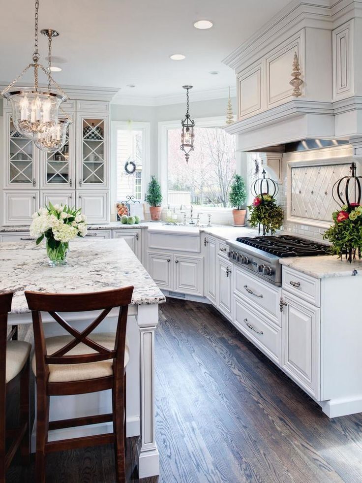 All white modern kitchens