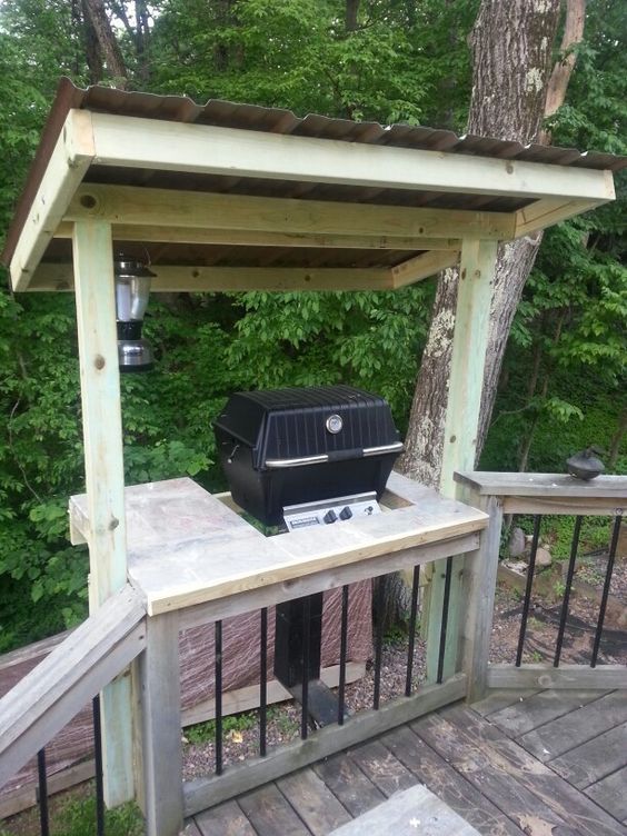 Backyard grill setups