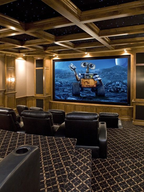 Movie theater in houses