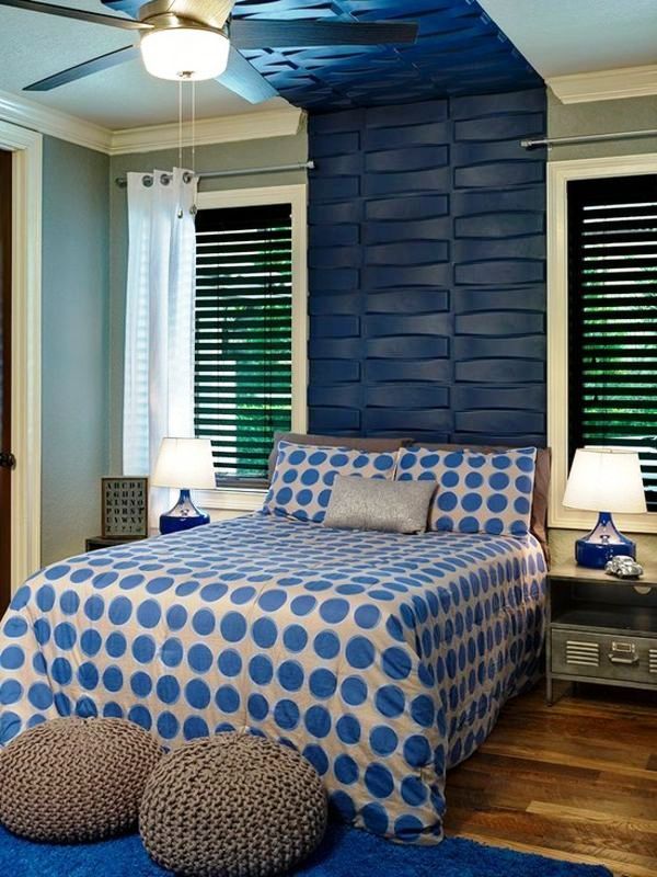 Blue room design