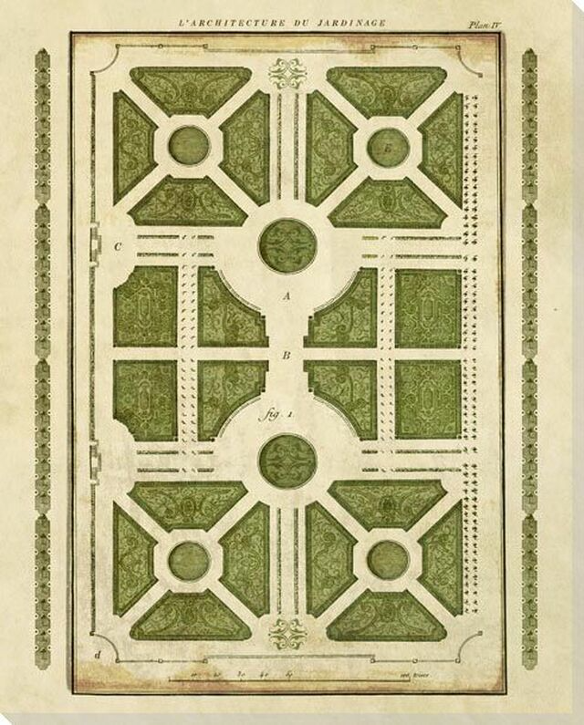 Victorian garden plan