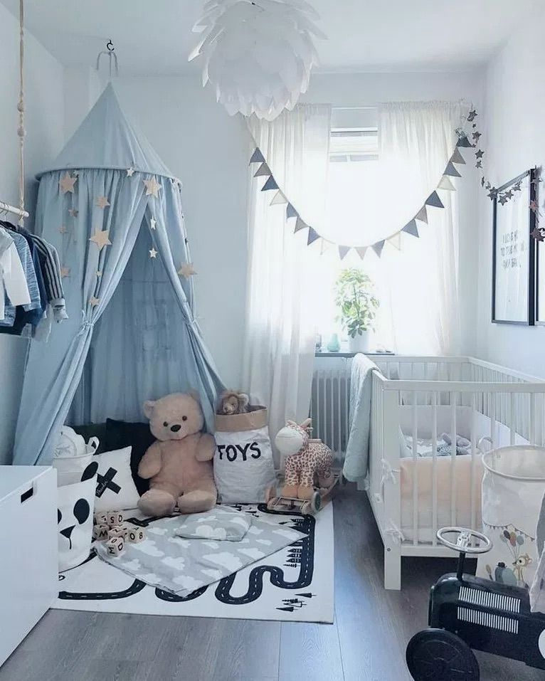 Nursery ideas in parents bedroom