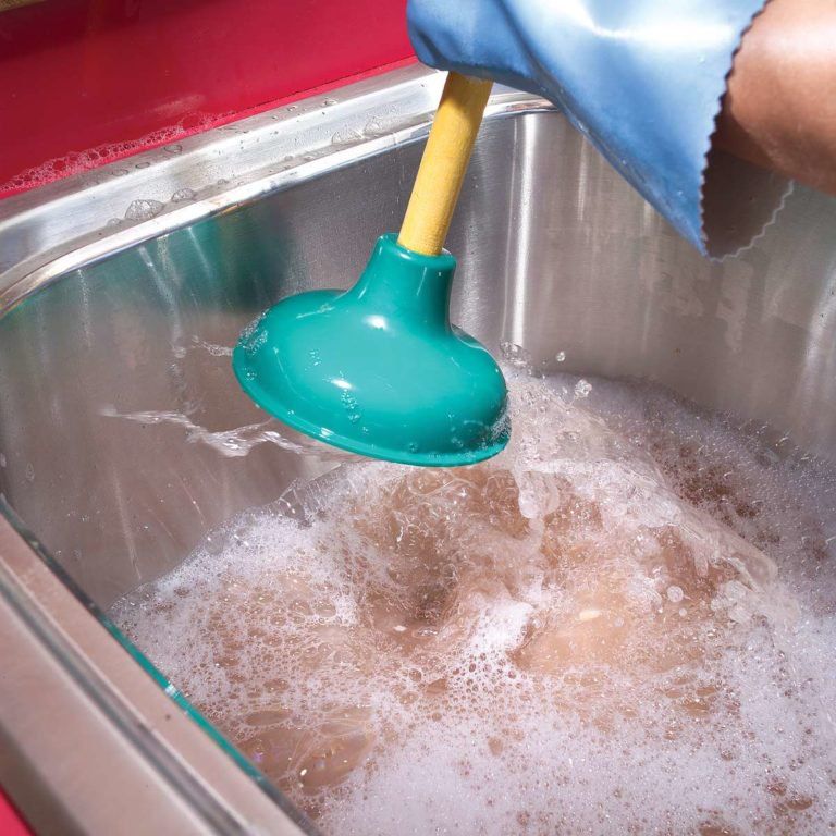 Clogged sink how to fix