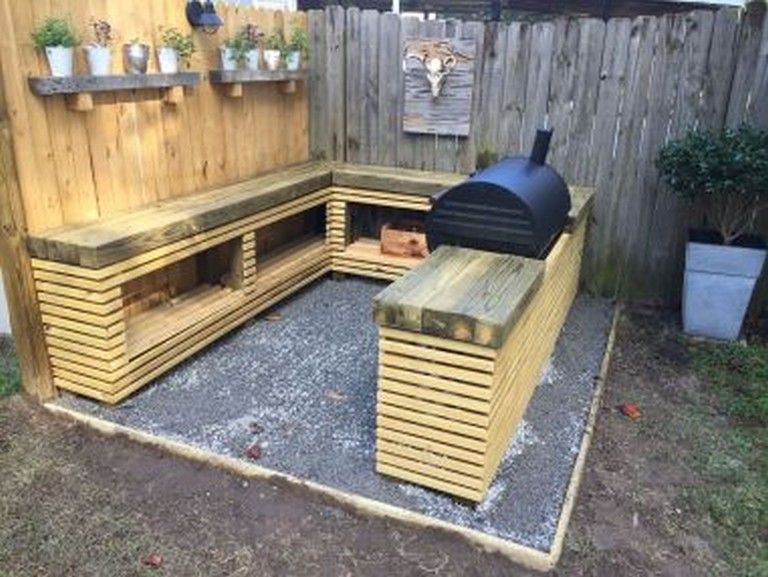 Backyard grill setups