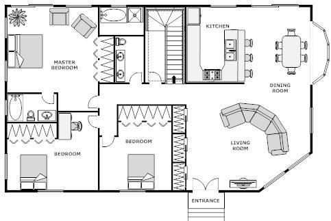 Designing a family room layout