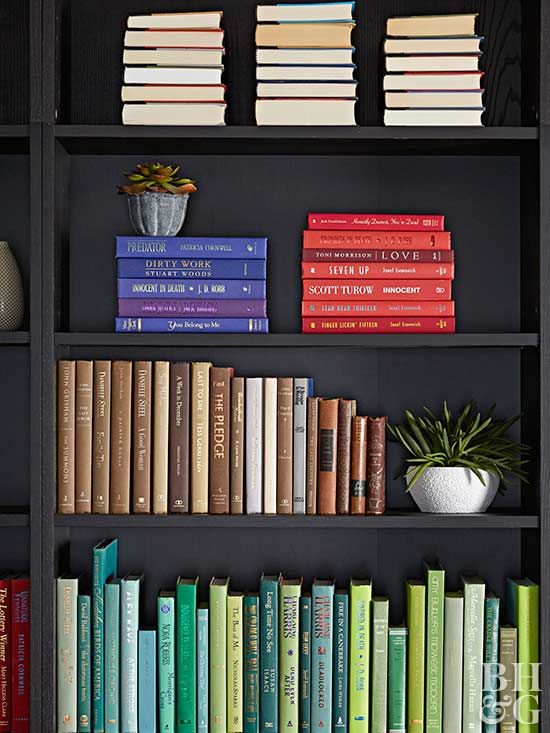 How to arrange books