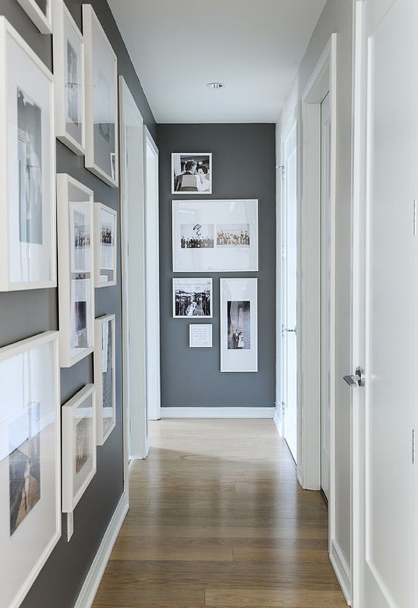 Ideas for decorating a small hallway