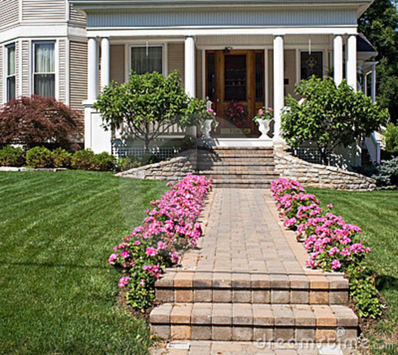 Front door sidewalks