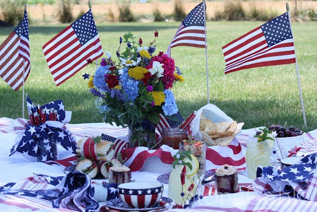 Memorial day yard decorations