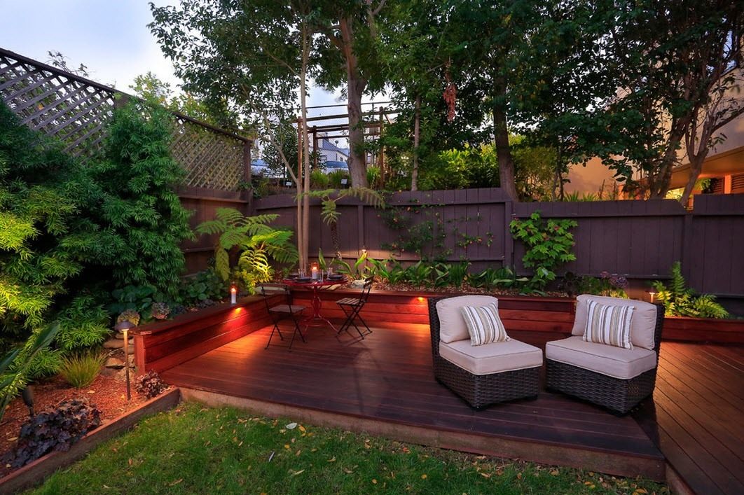 Garden decking designs images