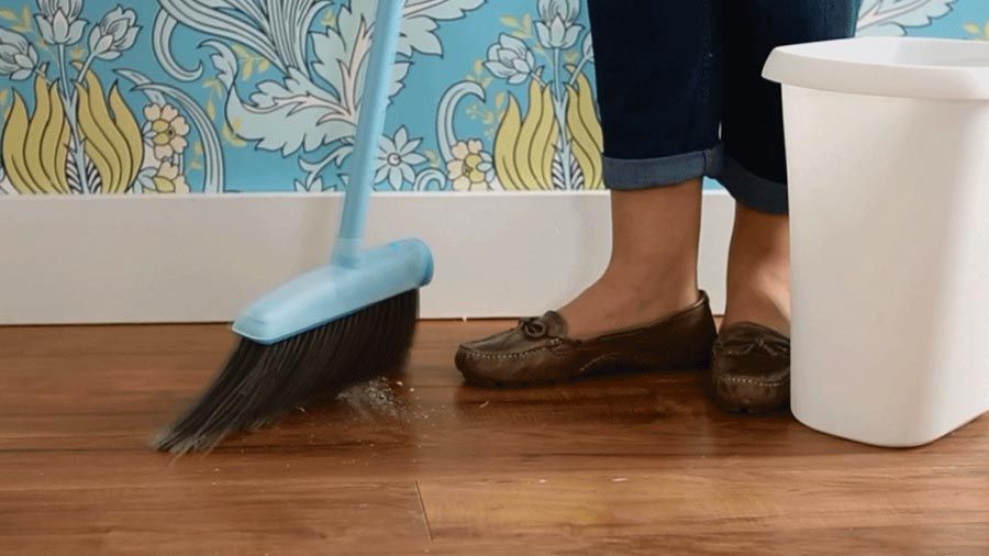 How to clean bare wood floors