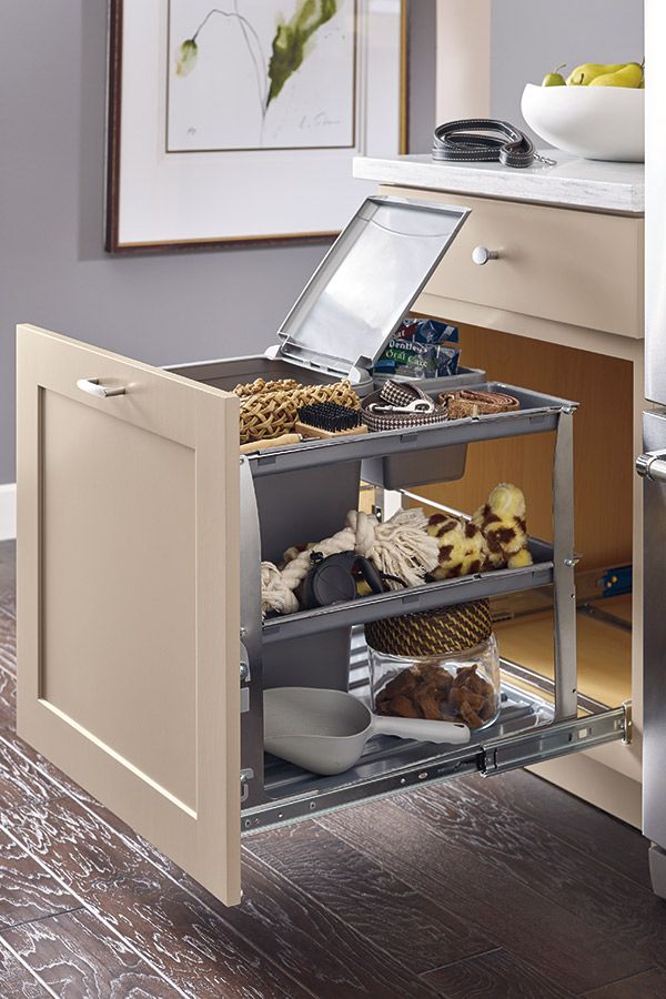 Deep cabinet storage