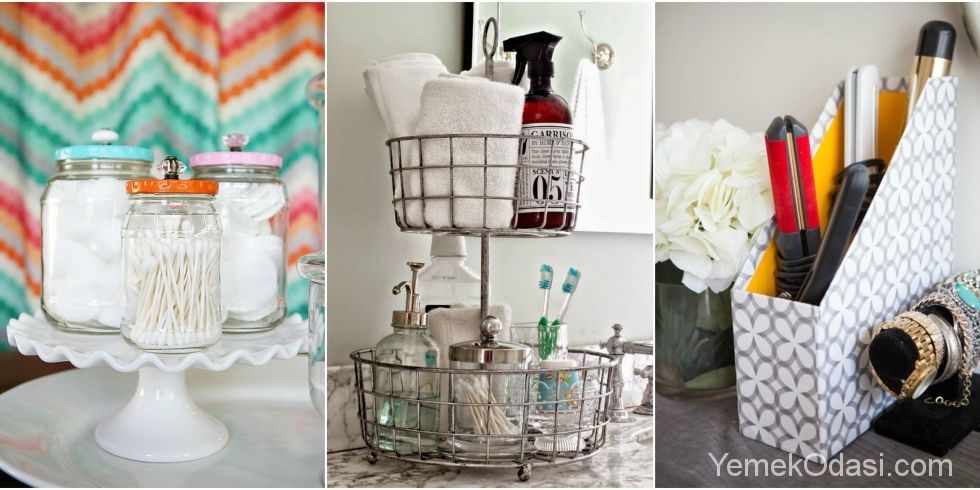 Organizing a bathroom vanity