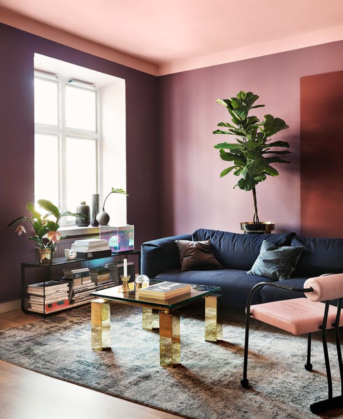 Trendy colors for living rooms