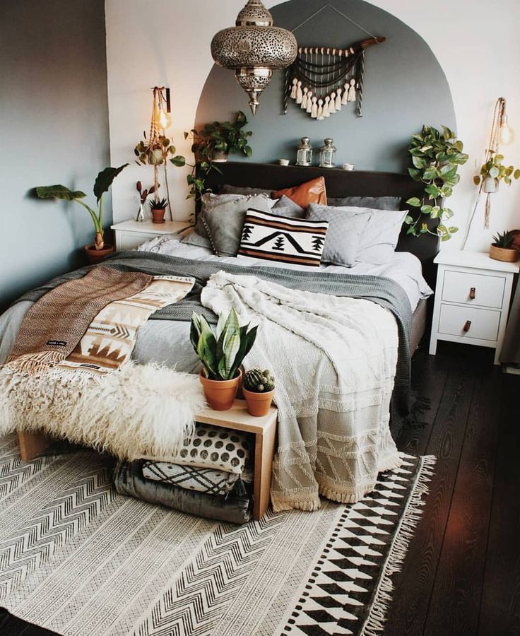 Bohemian bedroom pictures