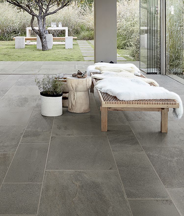 Stone tiles outdoor floor