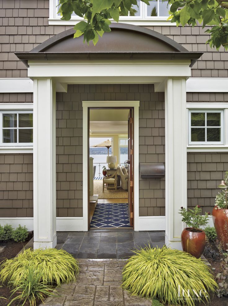 Cottage entry door