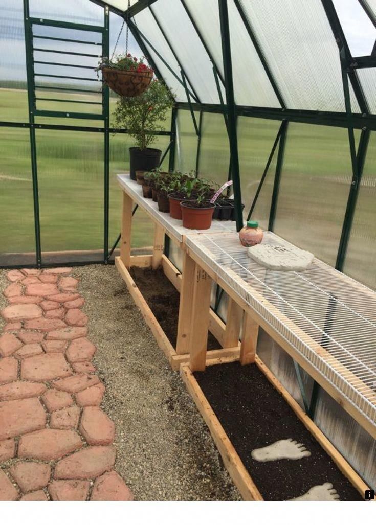 Greenhouse interior layout ideas