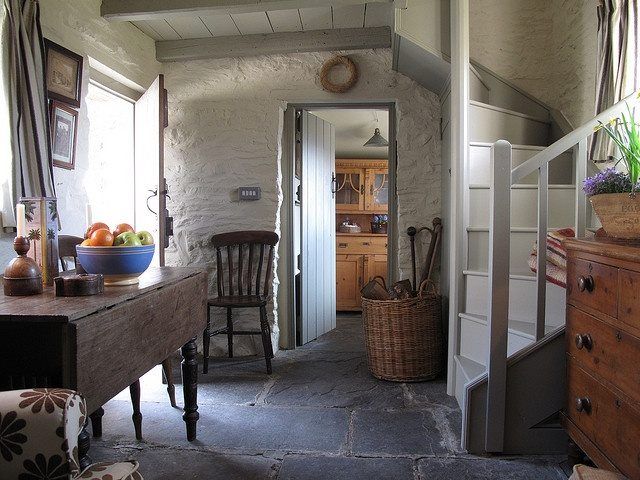 Country cottage hallways