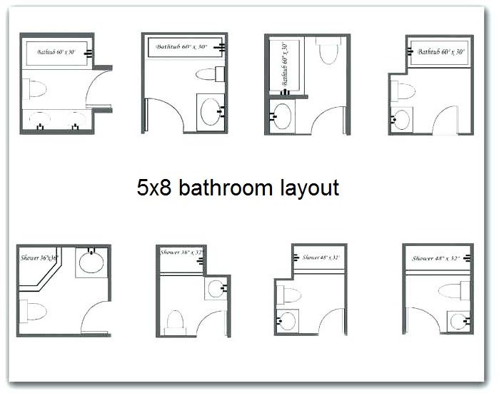 Bathroom floor plan with walk in shower