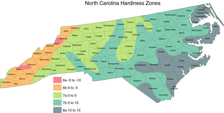 What are hardiness zones