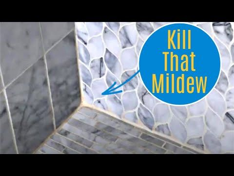 Remove mildew from shower curtain