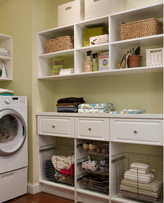 Counter laundry room