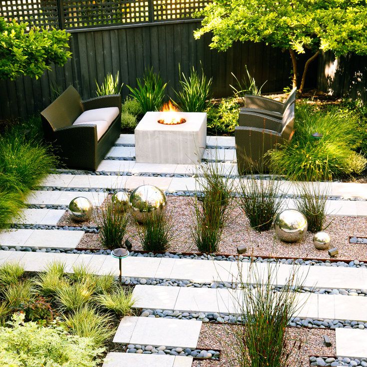 Modern backyards designs