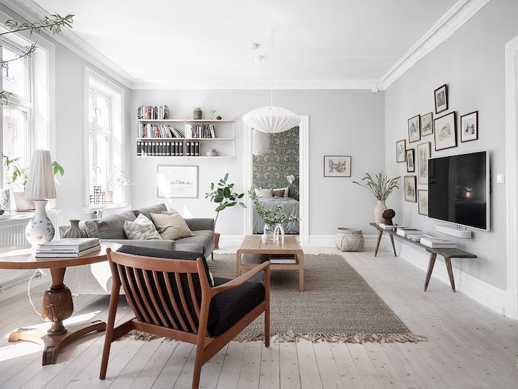 Swedish living room design