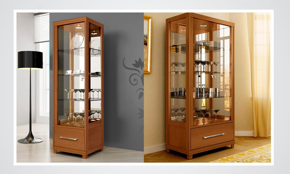 Crockery display cabinet