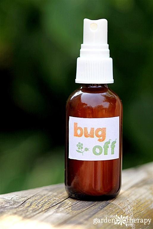 Natural bug spray for gardens