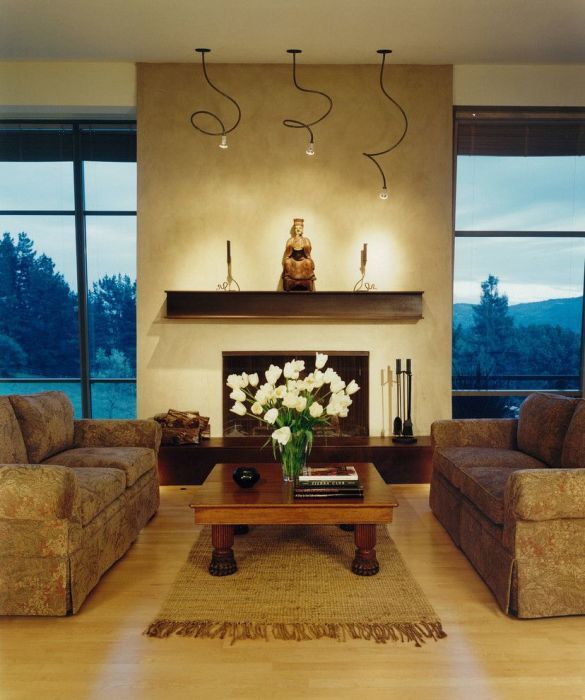 Living room fireplace wall ideas