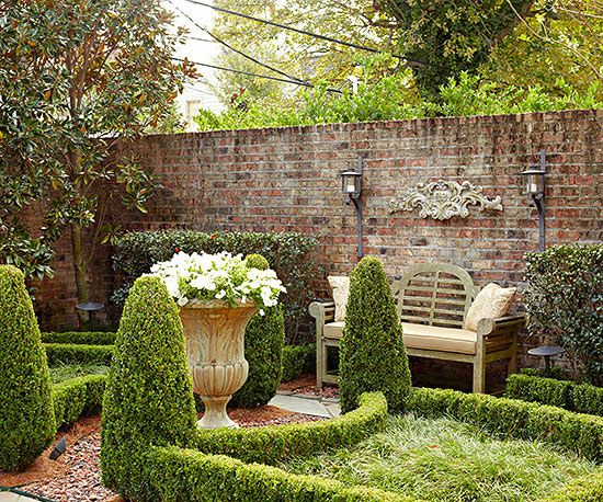 Brick walls for gardens