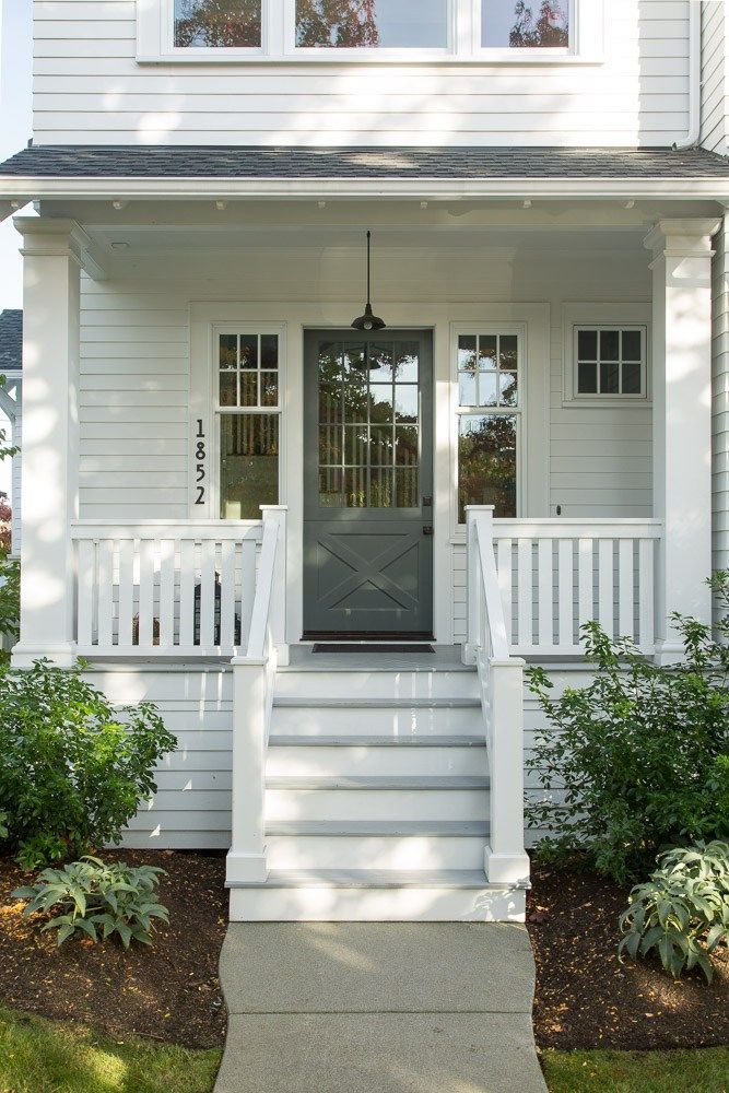 Front porch colors for white house