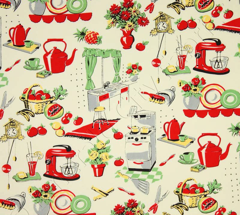 Country kitchen wallpaper patterns