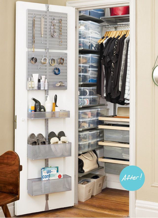 Entry closet storage