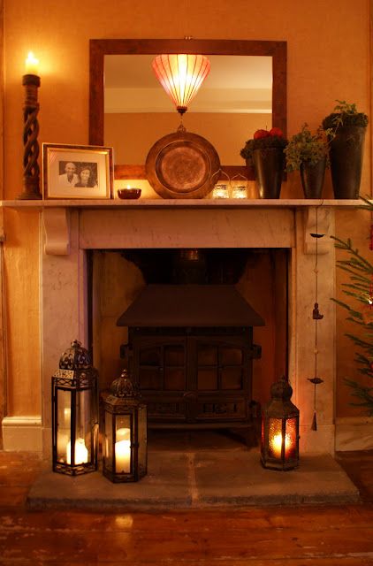 Fireplace lighting ideas